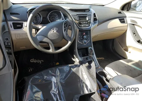 2016 Hyundai Elantra Se z USA, uszkodzony, nr VIN 5NPDH4AE0GH786178